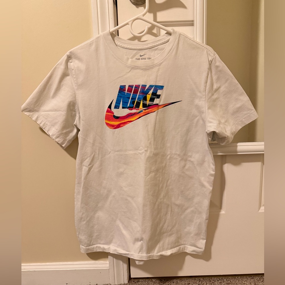 Nike Cream Tee with Logo
